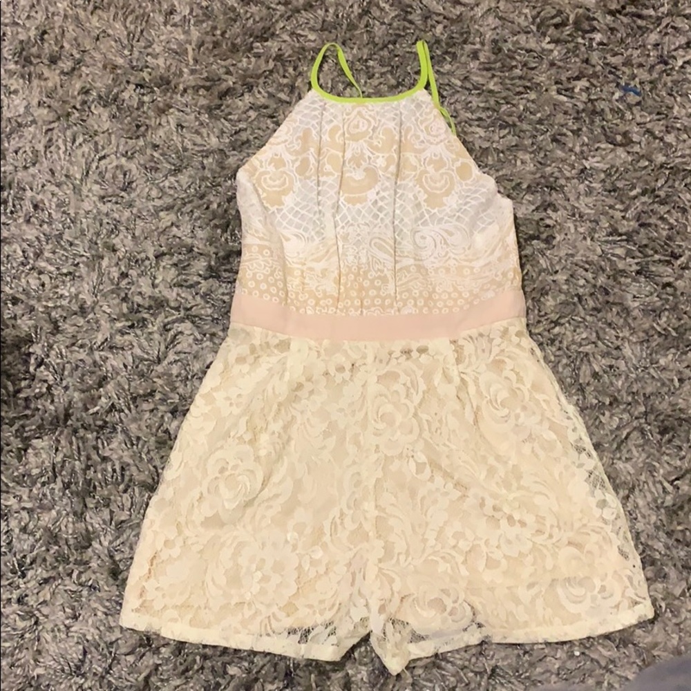 Lace romper